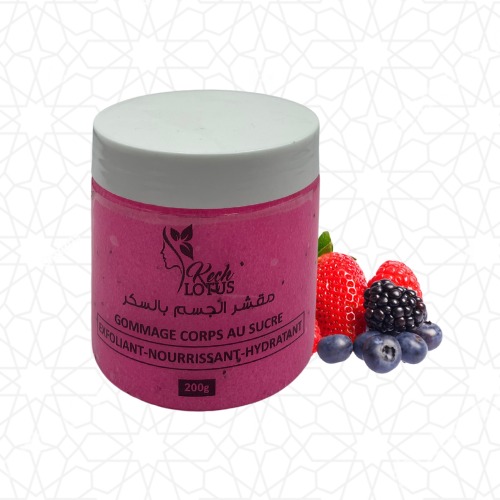 Gommage Corps au Sucre - Douceur Fruits Rouges